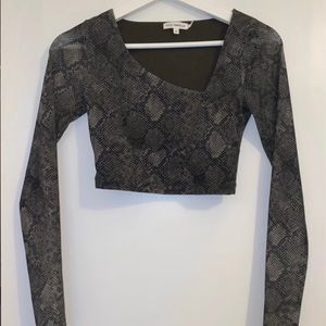 NEVER WORN Good American Crop top